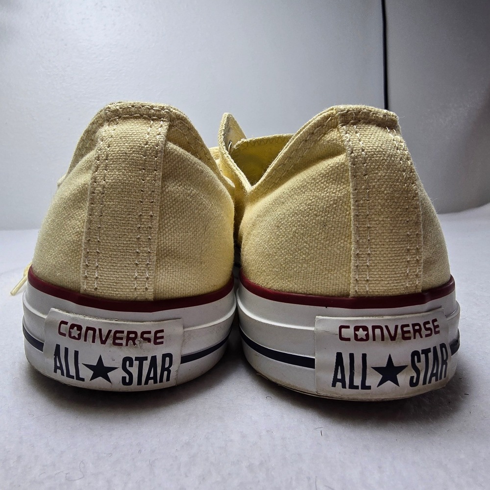 Converse Chuck Taylor All Star Low Top Shoes Sneakers Yellow Mens 10 Womens 12 - Picture 13 of 14